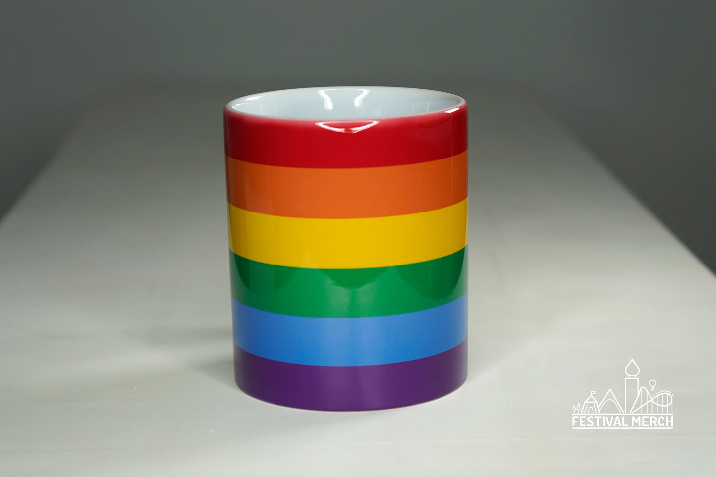Rainbow Flag Mug (Any Flags available) Discreet Packaging! - Pride gift - LGBT Lesbian Gay Bi ally Transgender - Festival Merch