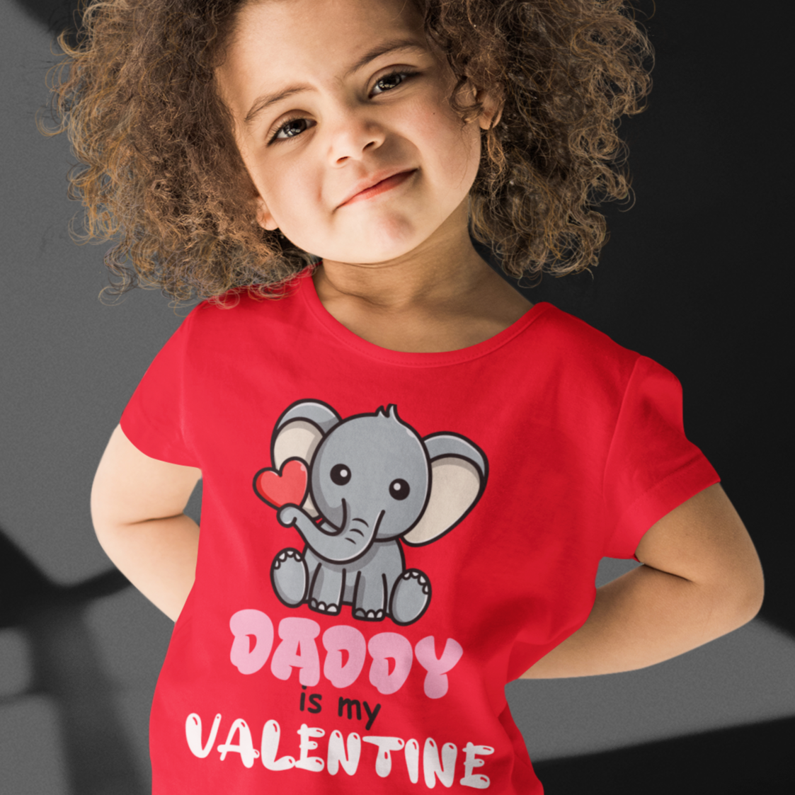 Observatie Matroos Zonder Daddy is my Valentine Kid's Shirt or Onesie – Wilson Design Group
