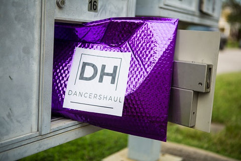 Dancers Haul Purple Package