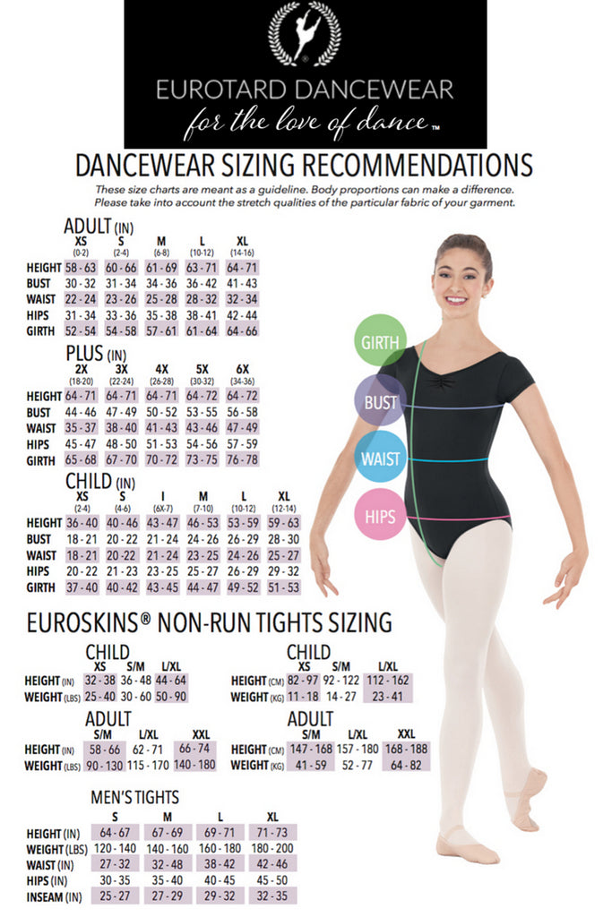 Eurotard Sizing Chart