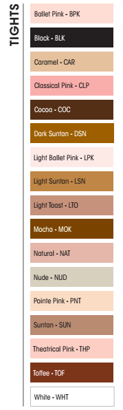 Toast Colour Chart
