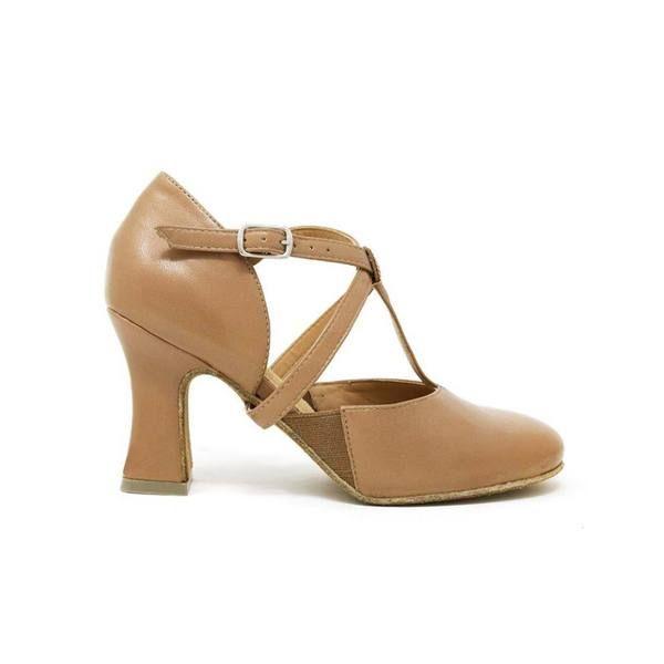 3 inch tan character shoes