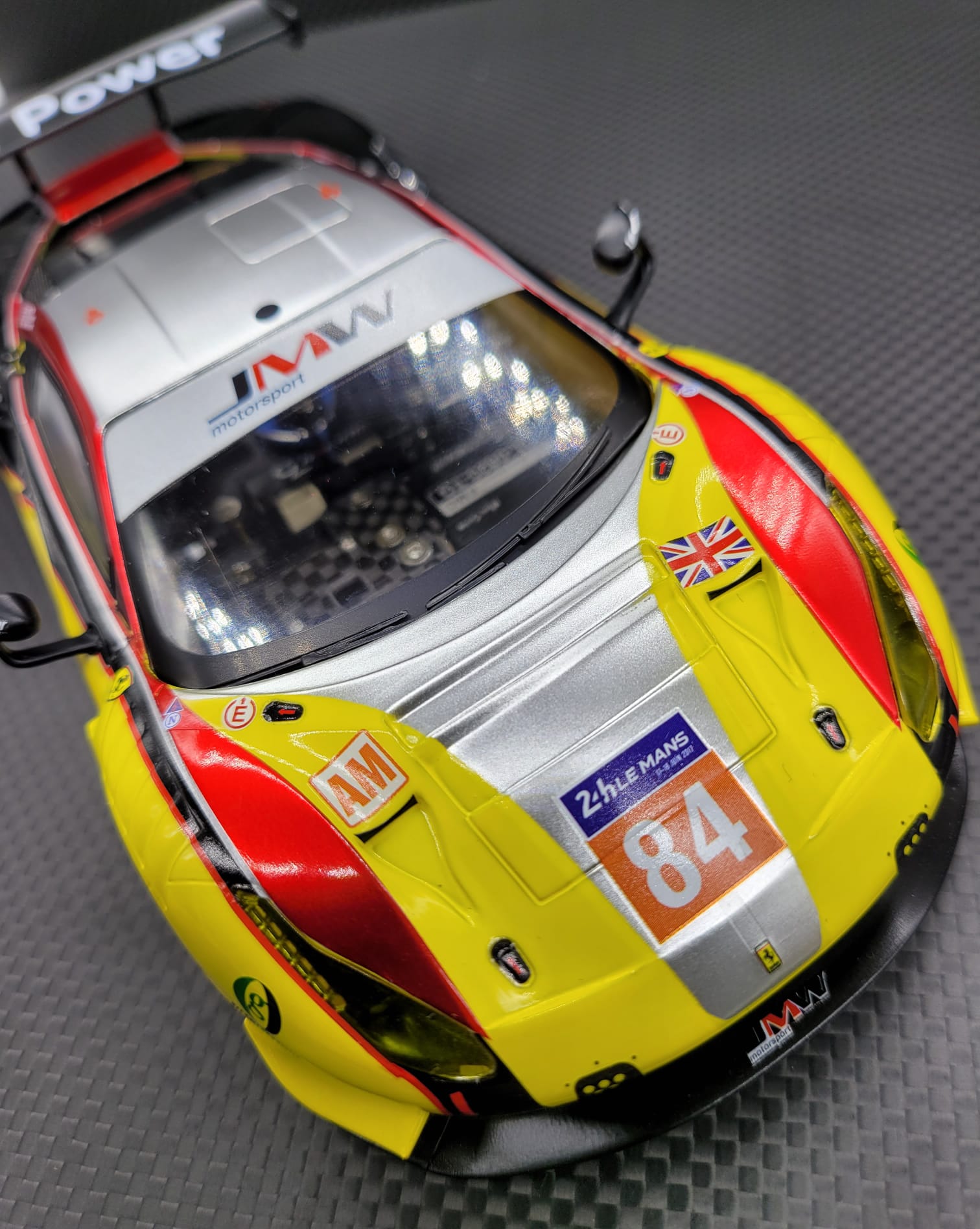 ポスターフレーム GLレーシング製 ミニッツボディ フェラーリ 488GT3