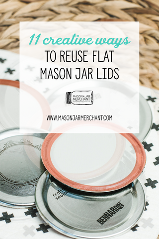 11 creative ways to reuse flat mason jar lids