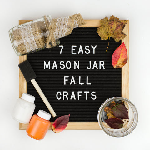 7 mason jar fall crafts