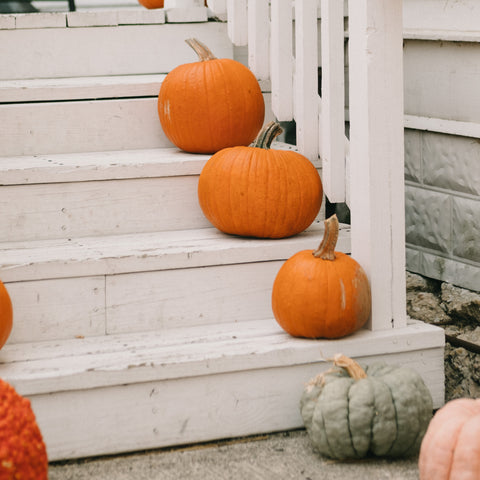 Decorate for Halloween with local pumpkins