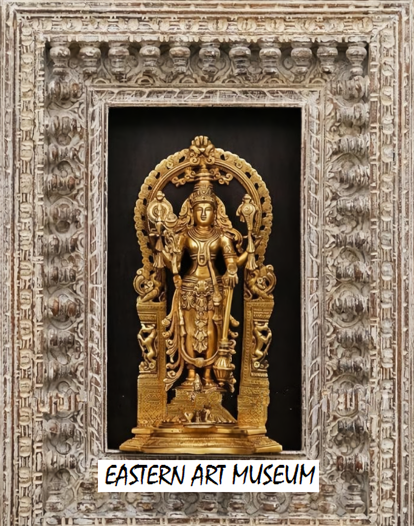 Brass Statue of Lord Vishnu Murthy – Eastern Art Museum