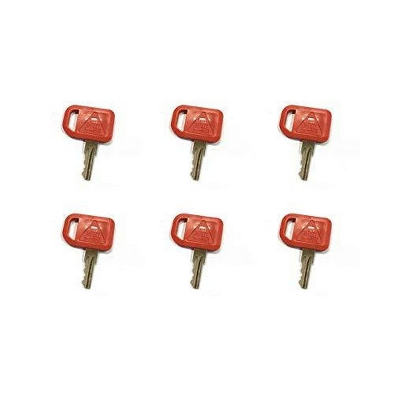 6 Ignition Keys for John Deere Heavy Equipment & Tractors AT195302 AT145929 Compatible with 