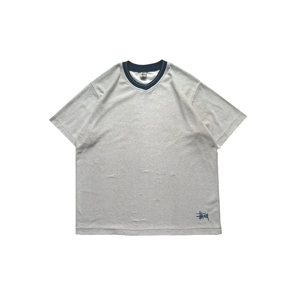 100％の保証 “XL” 銀タグ old stussy ベースボール プリント ロンT USA