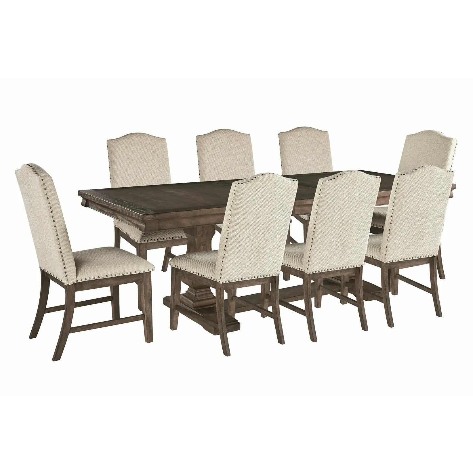 ashley furniture 8 piece dining set