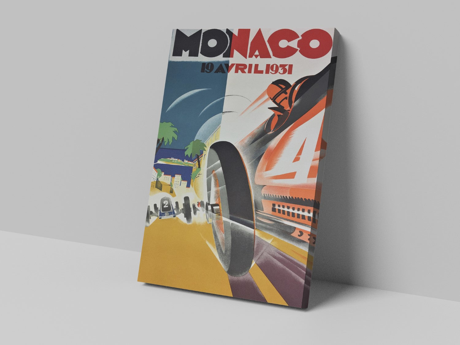 Monaco 1931. Canvas Print – RacingPrints