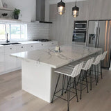 Rattan Bar Stool - White