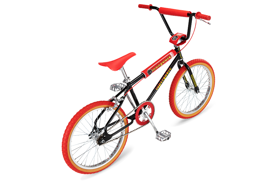 mongoose bmx red and black