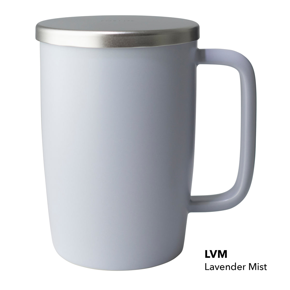 FORLIFE Mug With Basket Infuser and Stainless Steel Lid : Matte Lavender Mist