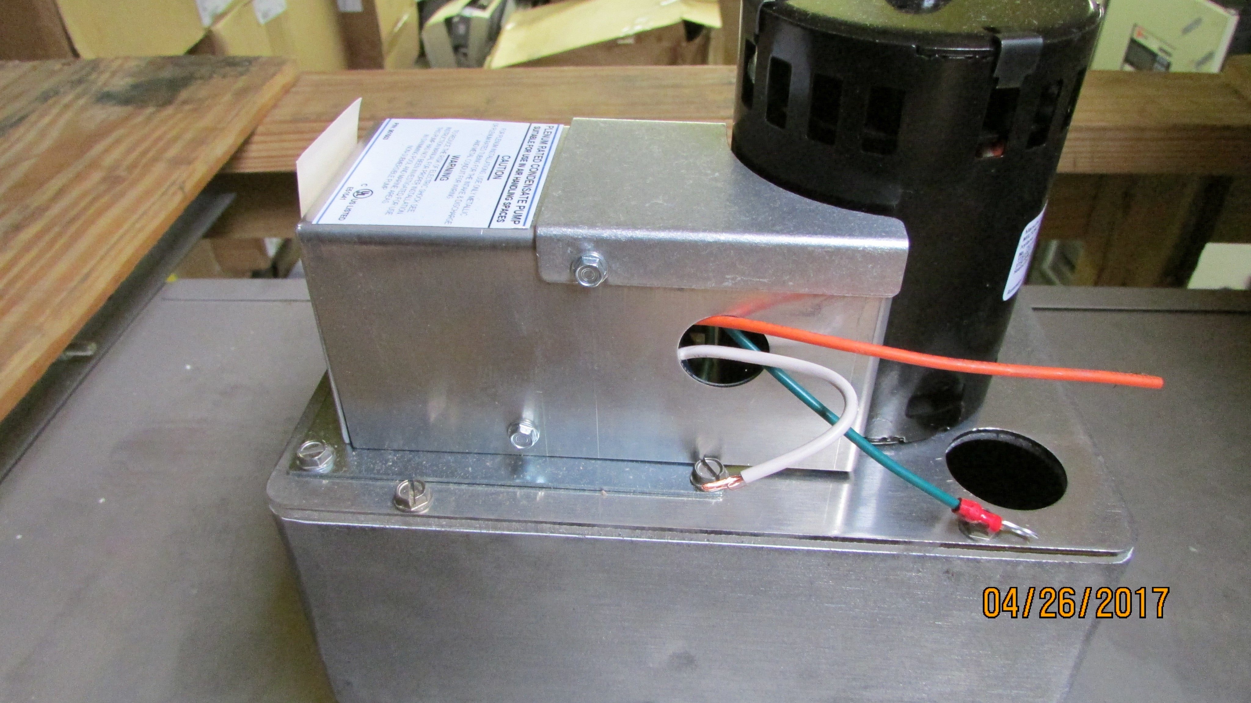 plenum rated condensate pump