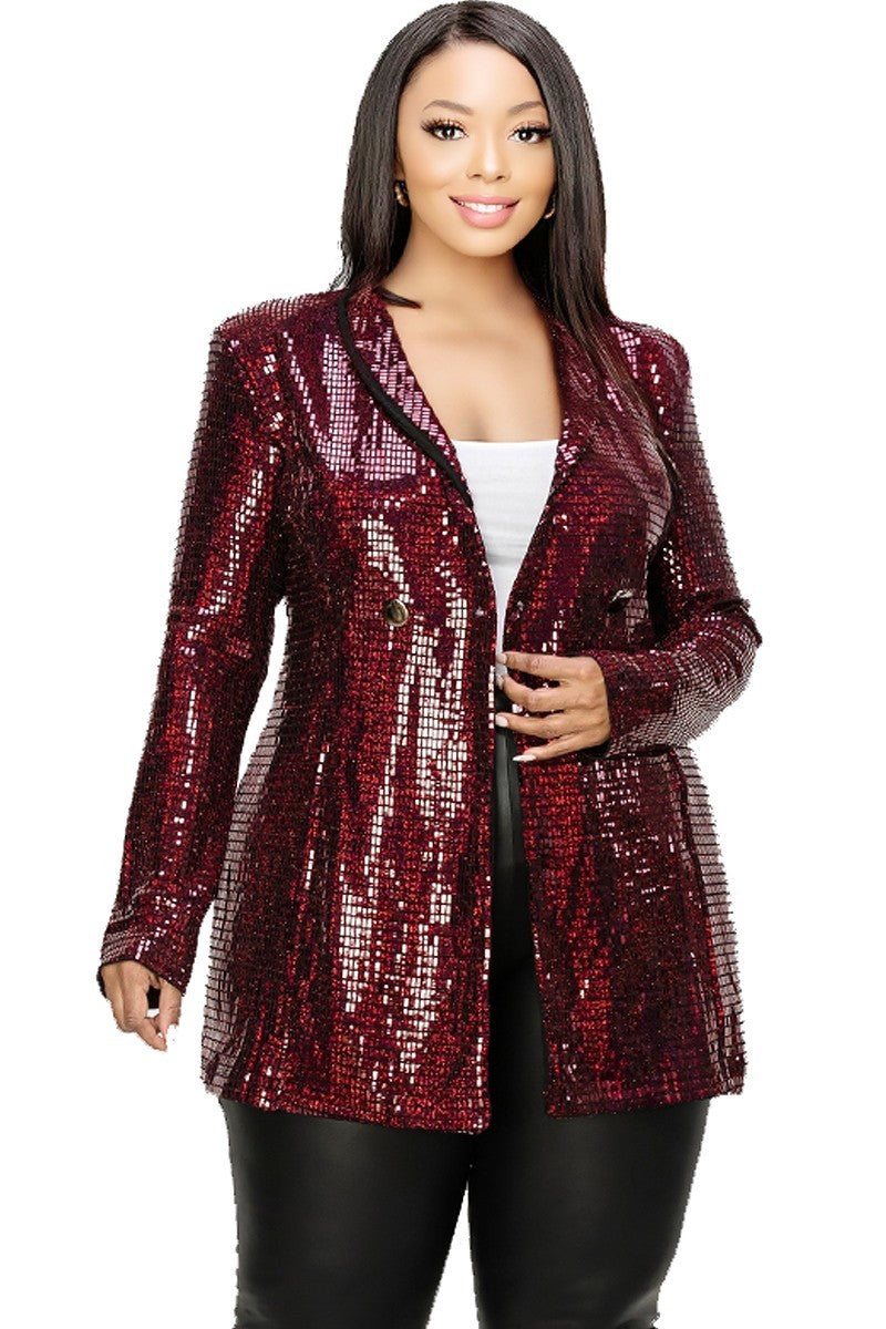 women's cranberry blazer