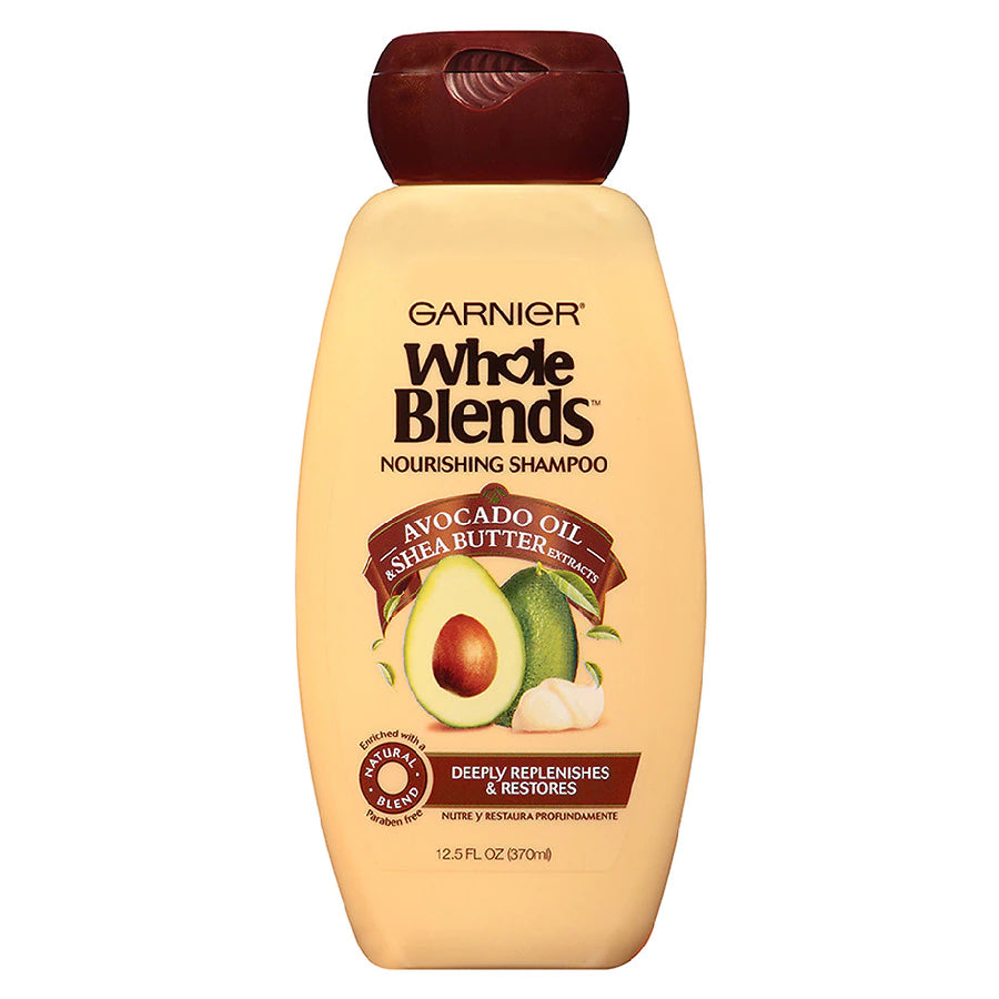 Garnier Whole Blends Shampoo for Dry Hair, Avocado Oil & Shea Butter E –  GenFive Distributors