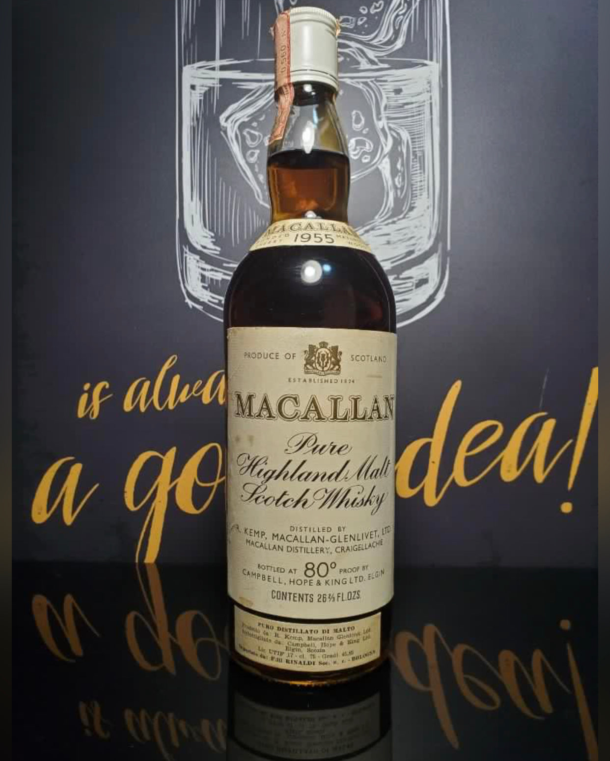 ントお Macallan 空瓶 4OPYt-m49187802148 1955 ントお