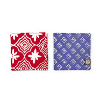 Red Mosaic Reversible Coasters