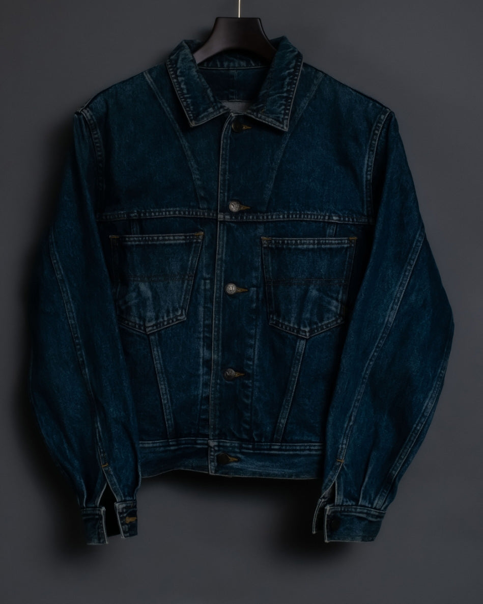 90sKATHRINE HAMNETT 6pocket denim jacket