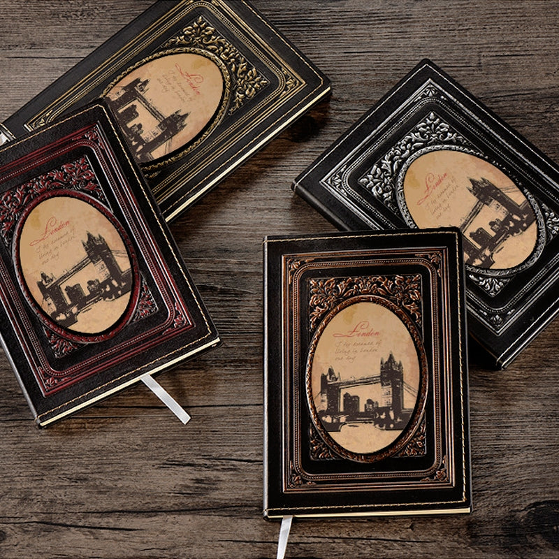 Vintage London Bridge Pattern Notebook 2
