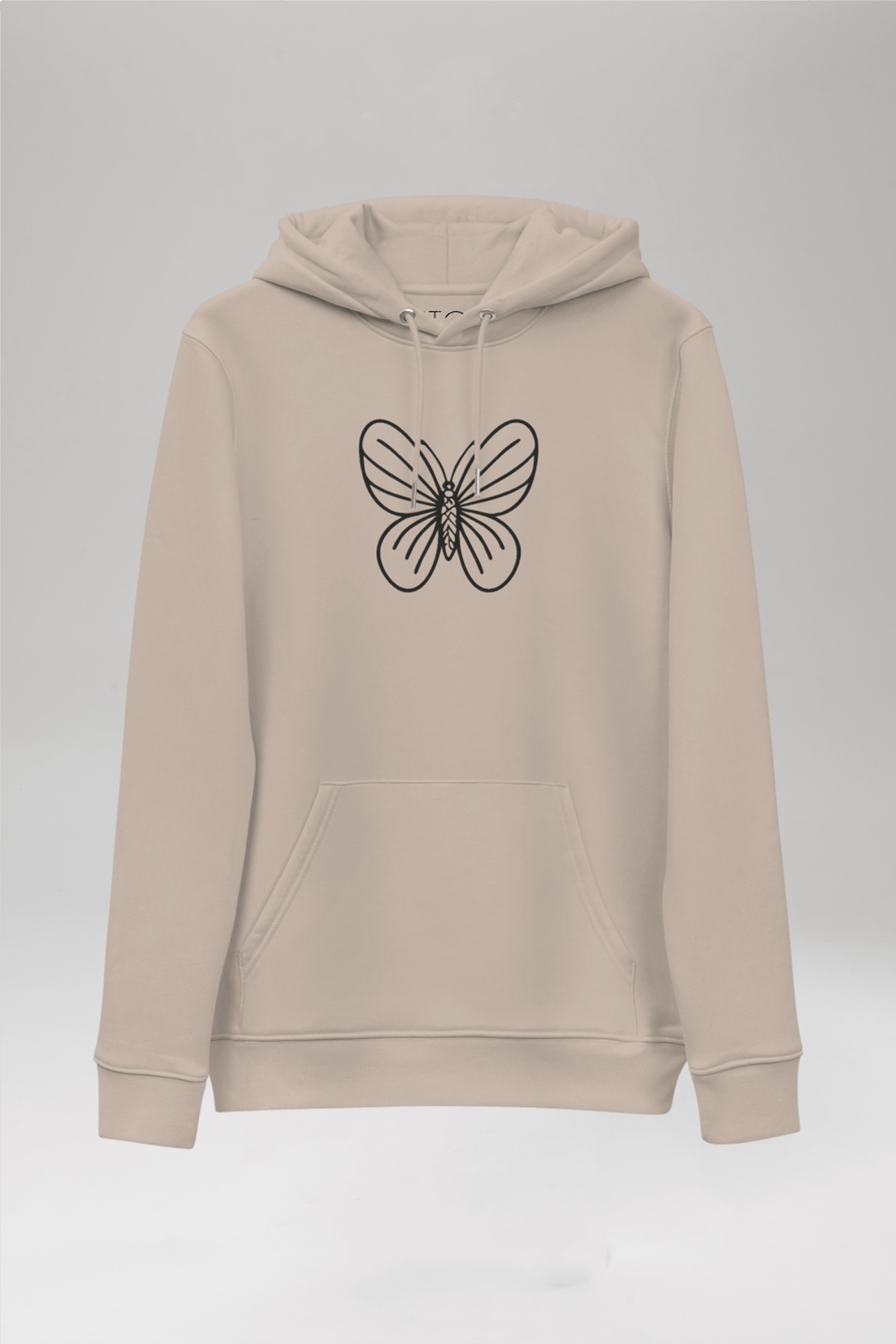 Embroidered Butterfly Hoodie