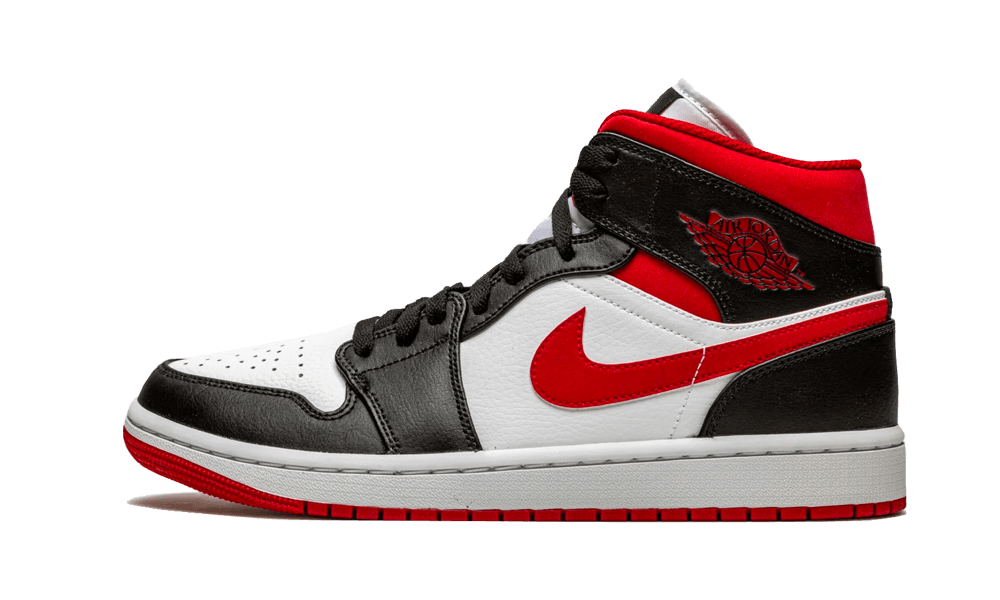 black red white jordans 1