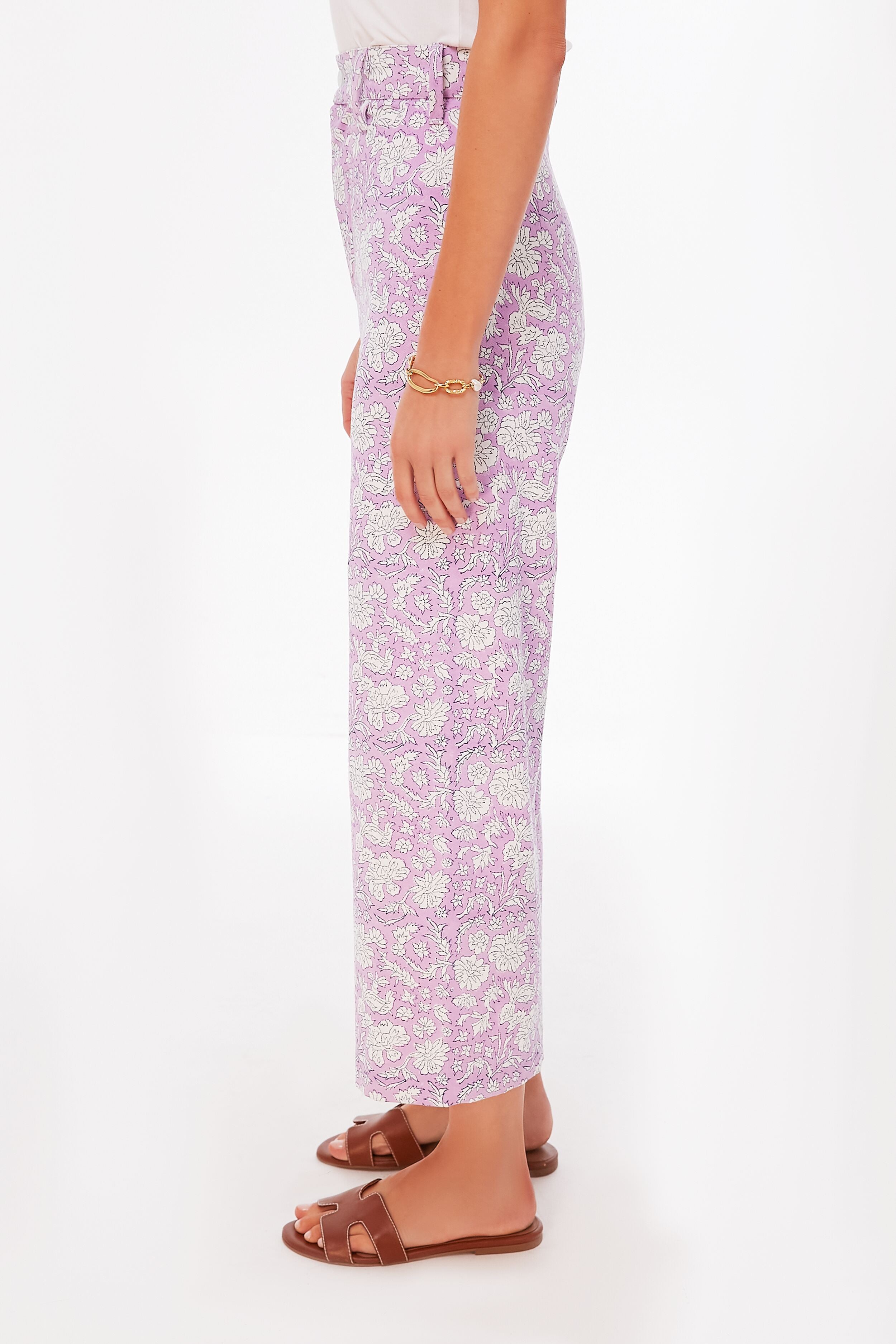 Violet and Indigo Nila Print Disco Pants | SZ Blockprints | Tuckernuck