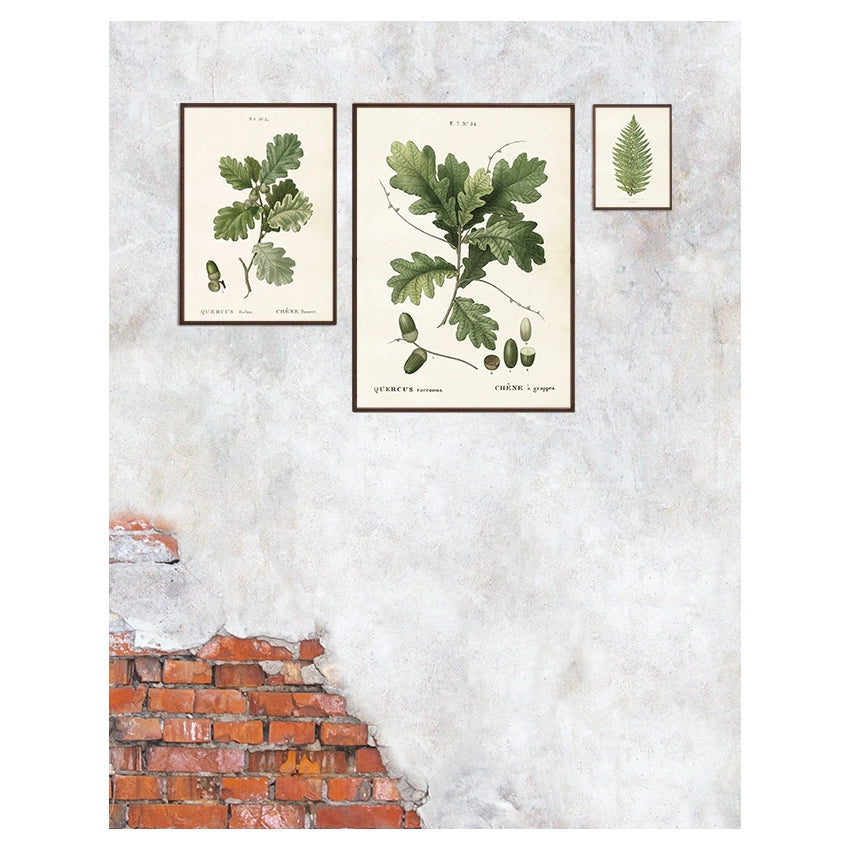 Vintage poster med olika motiv