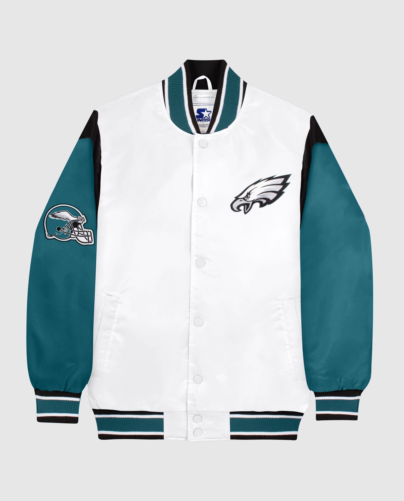 Tatum Bode Philadelphia Eagles Full-Snap Varsity Jacket