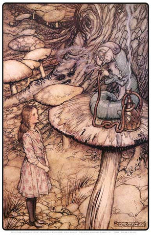 Alice In Wonderland Arthur Rackham Poster