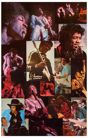 Jimi Hendrix Portrait Poster