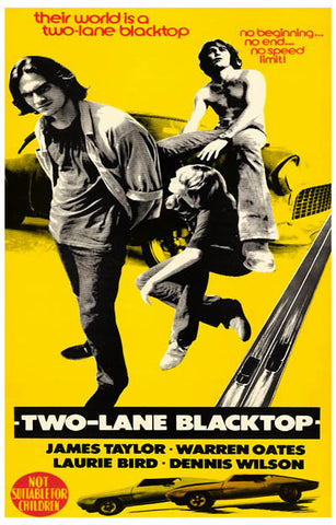 Two-Lane Blacktop Movie Poster