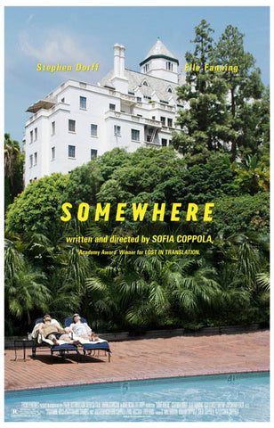 Somewhere Sophia Coppola Dorff Fanning 11x17 Poster