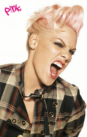 Pink Portrait Poster