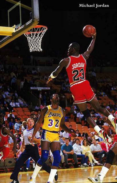 Michael Jordan Super Dunk Basketball Poster 11x17 Bananaroad 