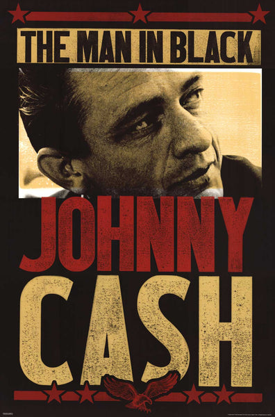 solide Weinig Immuniteit Poster: Johnny Cash - The Man in Black (24"x36") – BananaRoad