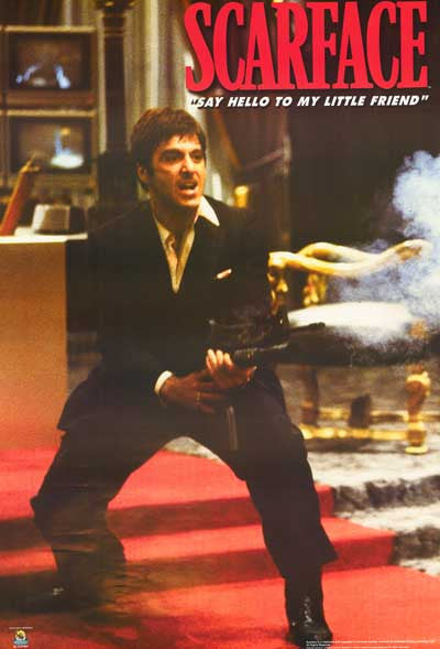 Scarface Little Friend Al Pacino XL Giant Poster 40x60 – BananaRoad
