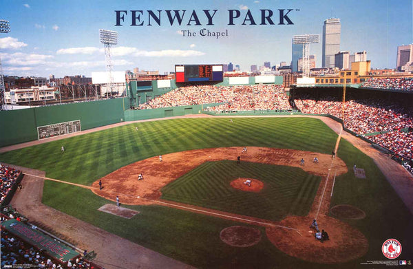 Boston Red Sox Fenway Park The Chapel Poster 22x34 Bananaroad