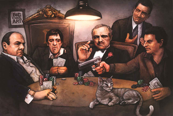 Mafia Movie Poker Game Poster 24x36 Bananaroad