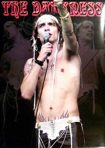 THE DARKNESS JUSTIN SINGER MIC 24x34 POSTER