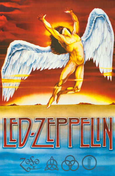 Led Zeppelin Swan Song Poster 24x36 – BananaRoad