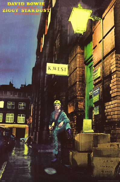 David Bowie Ziggy Stardust Album Cover Poster 24x36 Bananaroad 9999