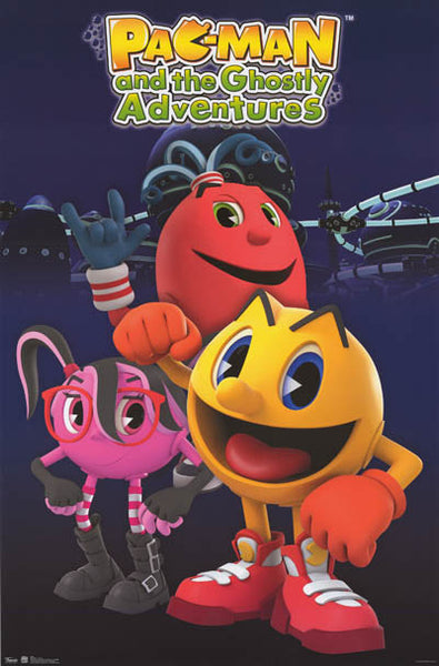 Pac Man And The Ghostly Adventures Poster 22x34 Bananaroad 6460