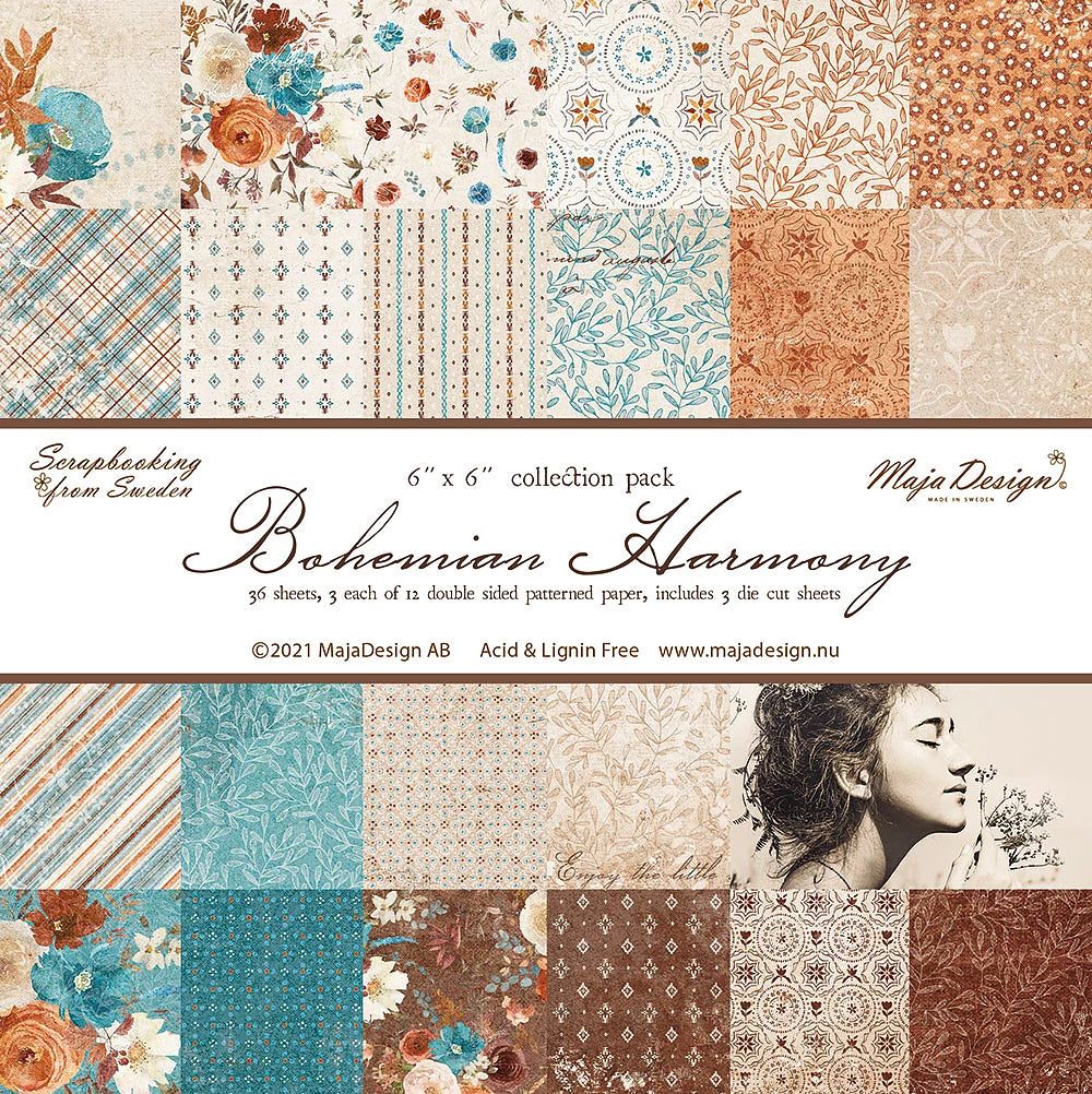 Maja Design Papirblokk «Bohemian Harmony» 6x6inch