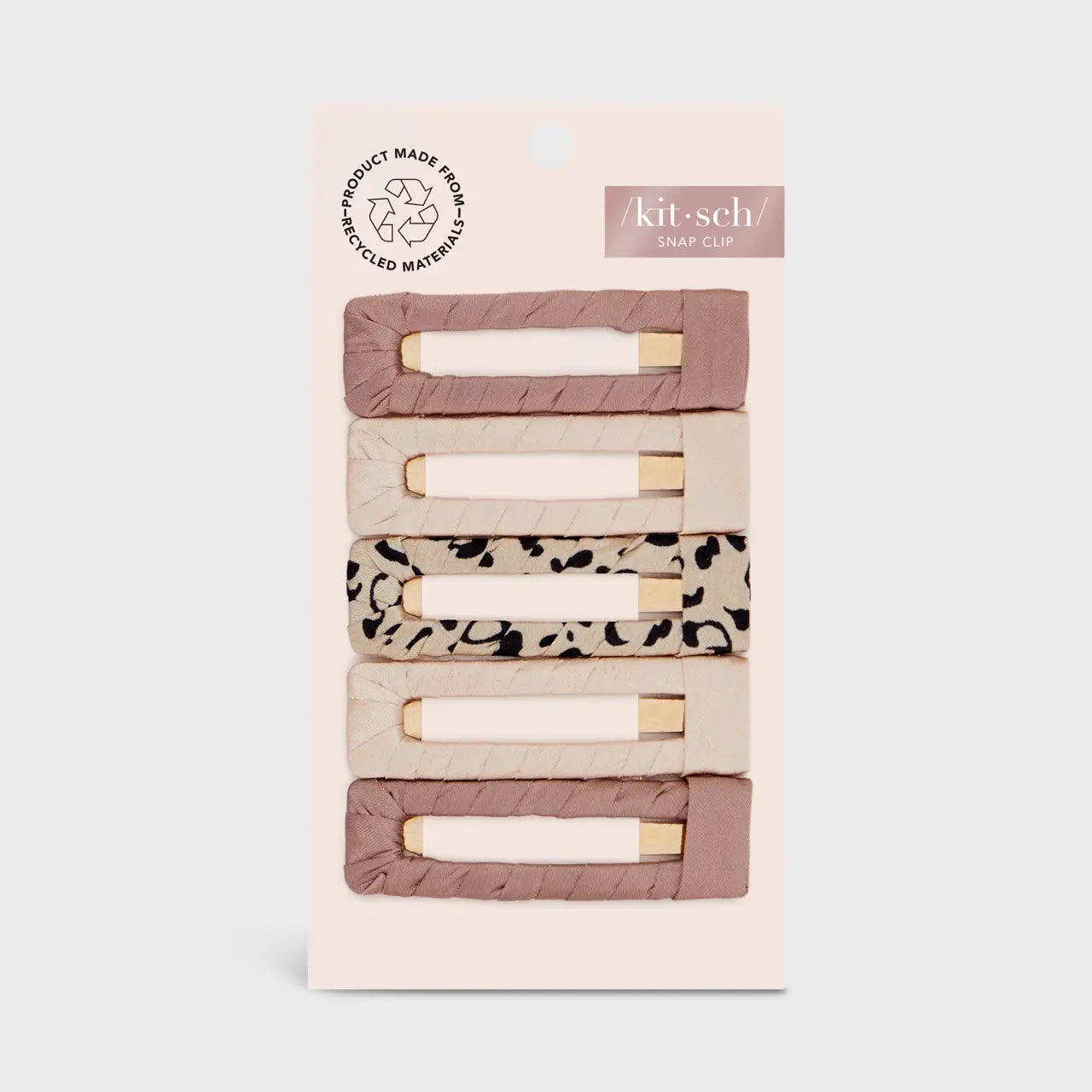 Satin Wrapped Snap Clip Set