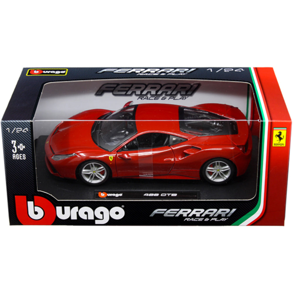 Bburago BURAGO 1:24 RACE&PLAY AUTO FERRARI 488 GTB ROSSA  ART 18-26013 