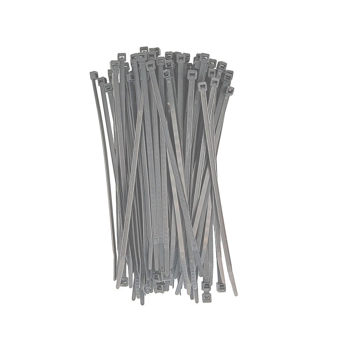 7" Black Nylon Zip Ties, Indoor/Outdoor, 50lb, Heavy Duty