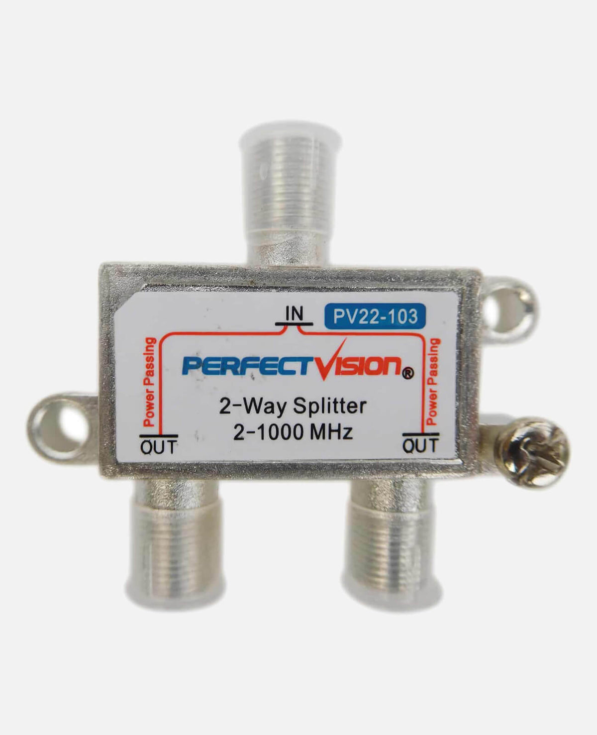 Perfect Vision 2-Way Low Band Splitter 2-1000 Mhz (PV22103)