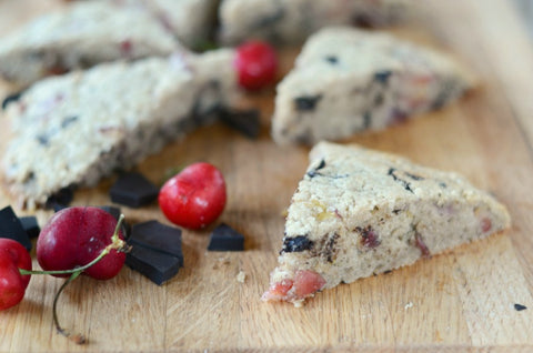 Chocolate Cherry Scones